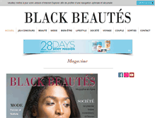 Tablet Screenshot of black-beautes.com